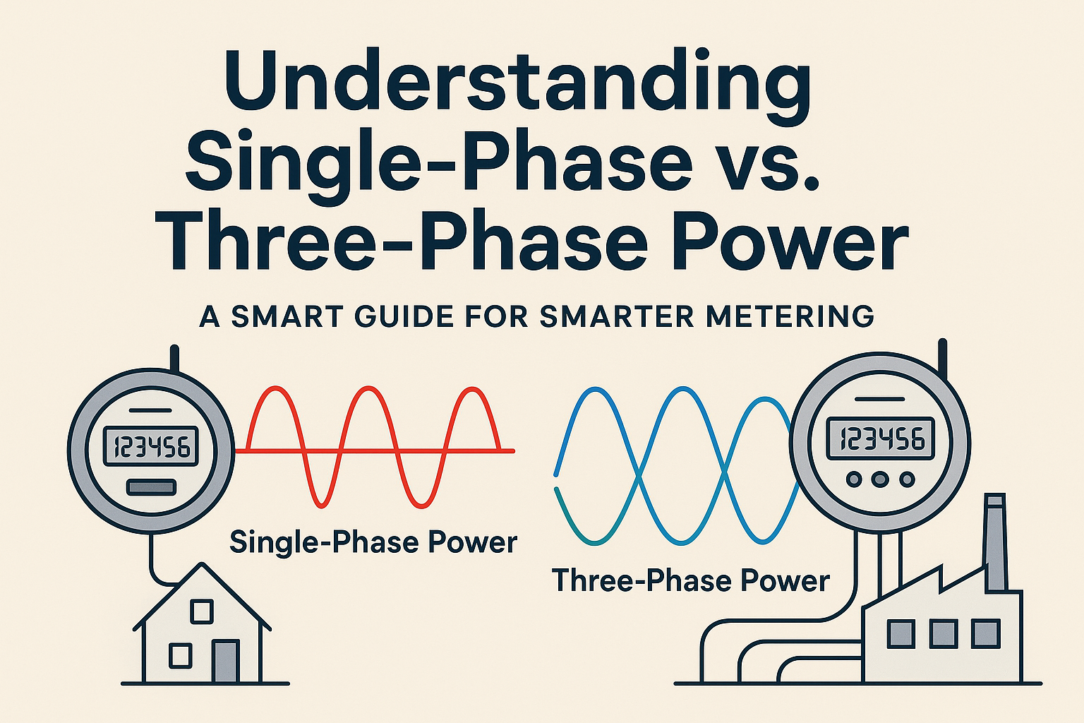 single phase vs threephase meter