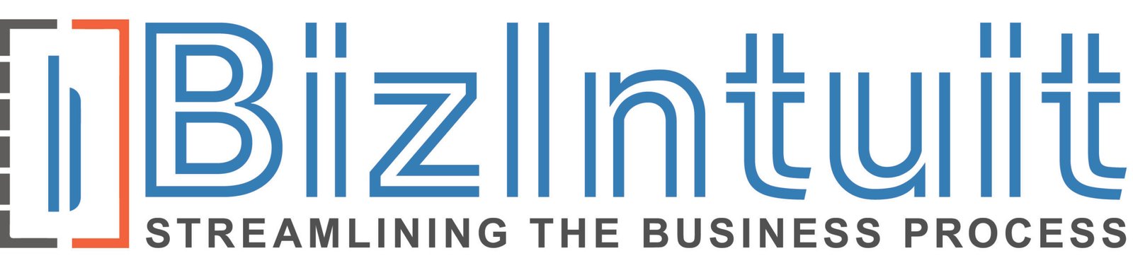 bizintuit - Nwaresoft Private Limited - Nwaresoft Private Limited Logo for a business process company with a blue stylized wordmark and the gray tagline “STREAMLINING THE BUSINESS PROCESS.”