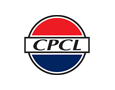 - CPCL logo: circular emblem with a red top arc, blue bottom half, and CPCL text on the white middle band.
